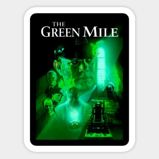 The green mile artwork Sticker